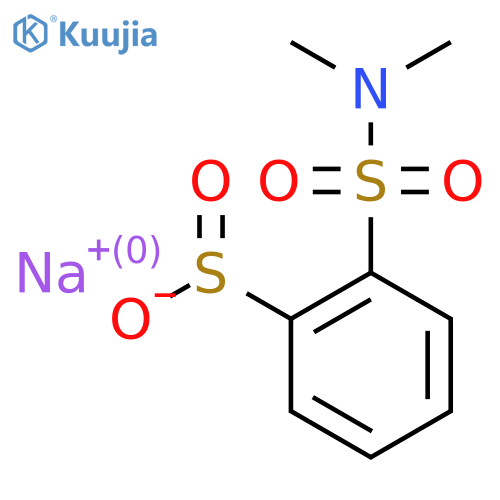 Sodium 2-(dimethylsulfamoyl)benzene-1-sulfinate structure