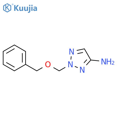 2H-1,2,3-Triazol-4-amine, 2-[(phenylmethoxy)methyl]- structure