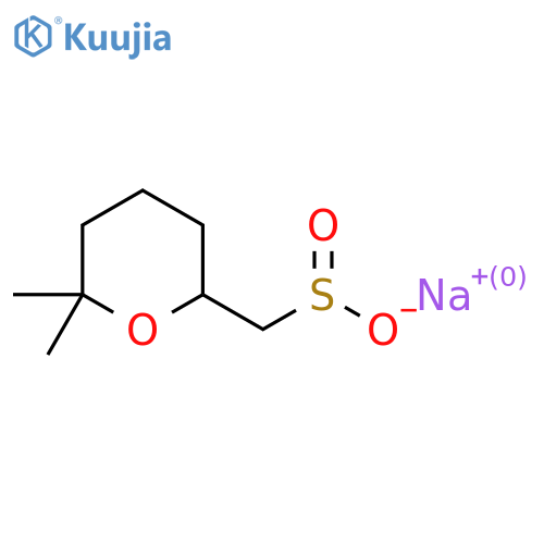 Sodium (6,6-dimethyloxan-2-yl)methanesulfinate structure