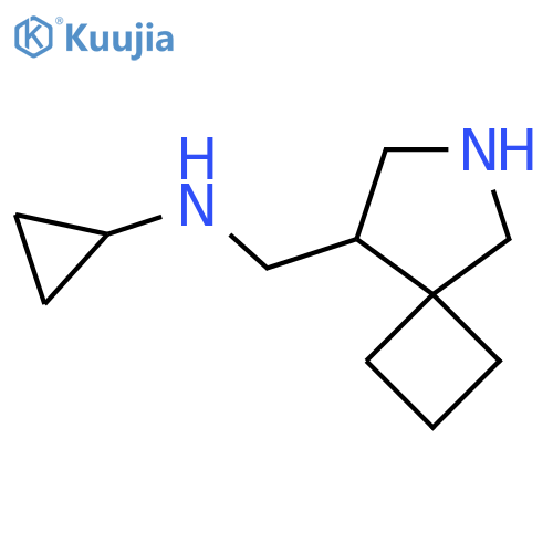 N-({6-azaspiro3.4octan-8-yl}methyl)cyclopropanamine structure