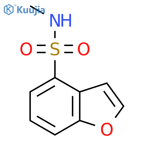 N-methyl-1-benzofuran-4-sulfonamide structure