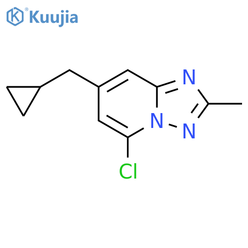 5-chloro-7-(cyclopropylmethyl)-2-methyl-1,2,4triazolo1,5-apyridine structure