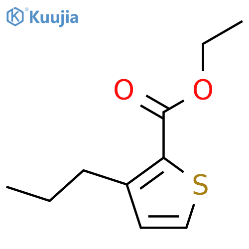Ethyl 3-propylthiophene-2-carboxylate structure