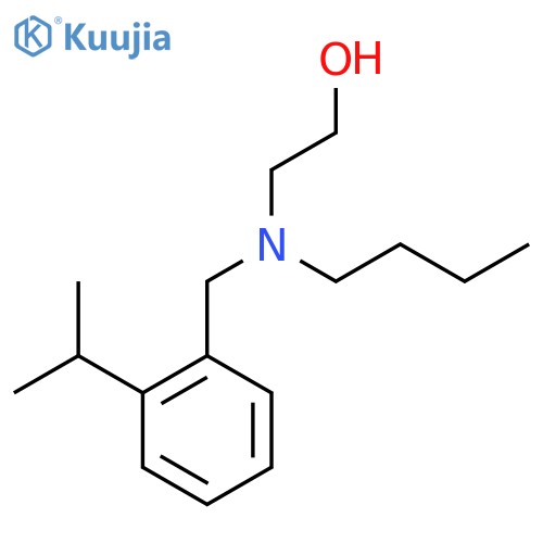 2-[Butyl({[2-(propan-2-yl)phenyl]methyl})amino]ethan-1-ol structure