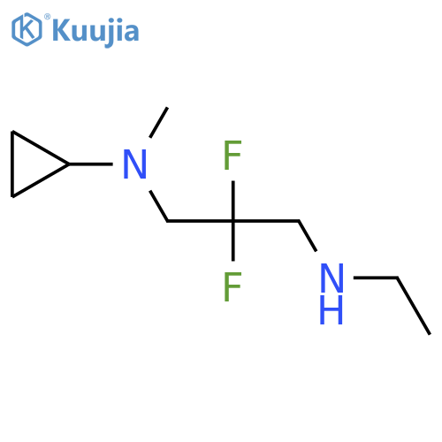 1,3-Propanediamine, N1-cyclopropyl-N3-ethyl-2,2-difluoro-N1-methyl- structure