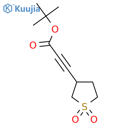 Tert-butyl 3-(1,1-dioxo-1lambda6-thiolan-3-yl)prop-2-ynoate structure
