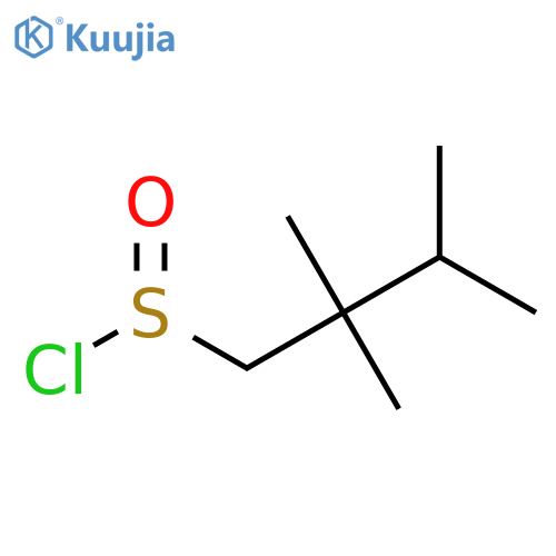 2,2,3-Trimethylbutane-1-sulfinyl chloride structure