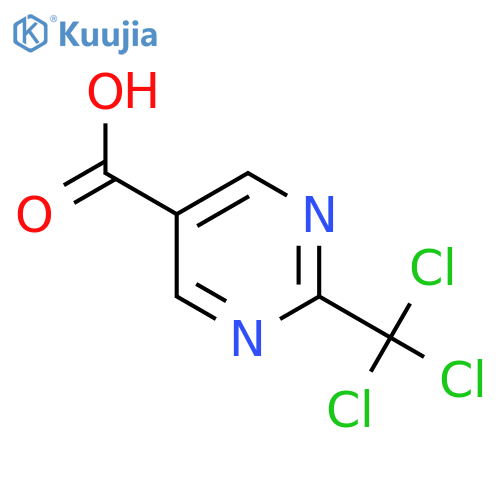 2-(Trichloromethyl)pyrimidine-5-carboxylic acid structure