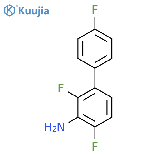 2,6-Difluoro-3-(4-fluorophenyl)aniline structure