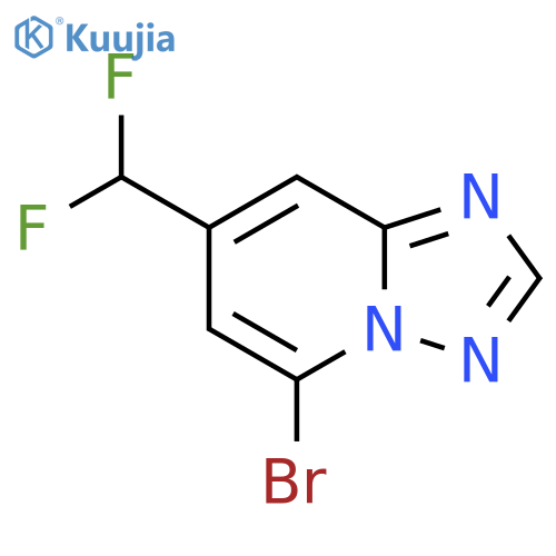 5-bromo-7-(difluoromethyl)-1,2,4triazolo1,5-apyridine structure