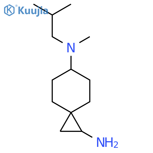 N6-methyl-N6-(2-methylpropyl)spiro2.5octane-1,6-diamine structure