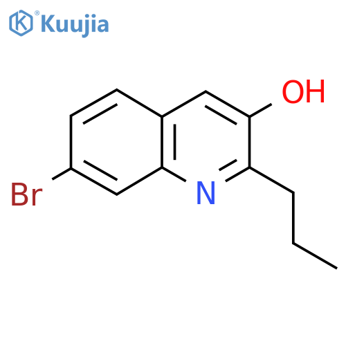 7-Bromo-2-propylquinolin-3-ol structure