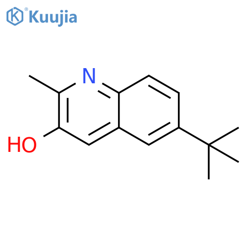 6-Tert-butyl-2-methylquinolin-3-ol structure