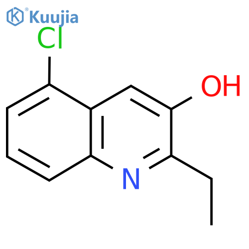 5-Chloro-2-ethylquinolin-3-ol structure