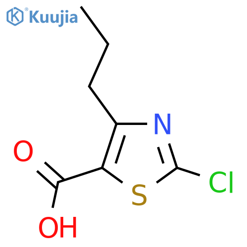 2-Chloro-4-propyl-1,3-thiazole-5-carboxylic acid structure