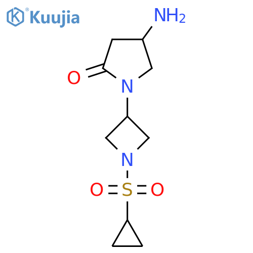 4-Amino-1-[1-(cyclopropanesulfonyl)azetidin-3-yl]pyrrolidin-2-one structure