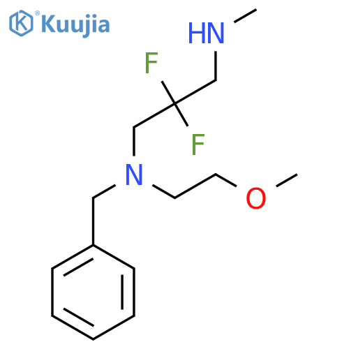Benzyl[2,2-difluoro-3-(methylamino)propyl](2-methoxyethyl)amine structure