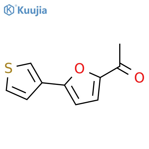1-[5-(Thiophen-3-yl)furan-2-yl]ethan-1-one structure
