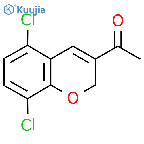 1-(5,8-dichloro-2H-chromen-3-yl)ethan-1-one structure