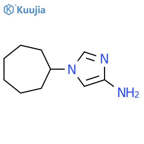 1-cycloheptyl-1H-imidazol-4-amine structure