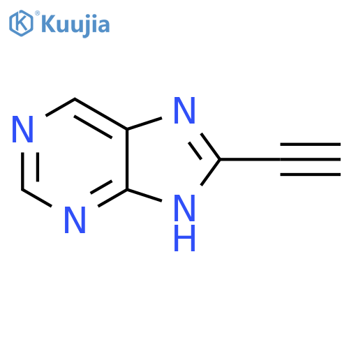 8-Ethynyl-9H-purine structure