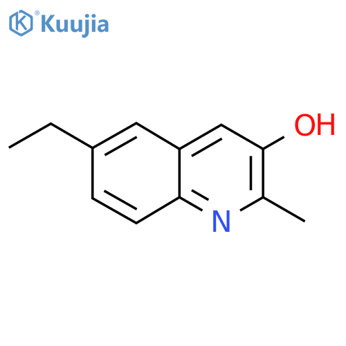 6-Ethyl-2-methylquinolin-3-ol structure