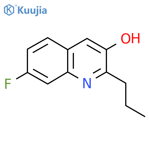 7-Fluoro-2-propylquinolin-3-ol structure