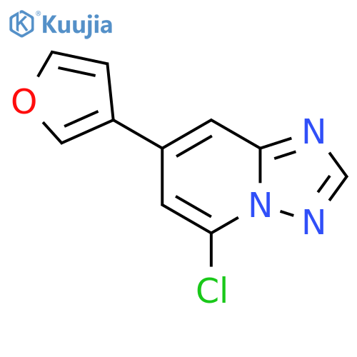5-chloro-7-(furan-3-yl)-1,2,4triazolo1,5-apyridine structure