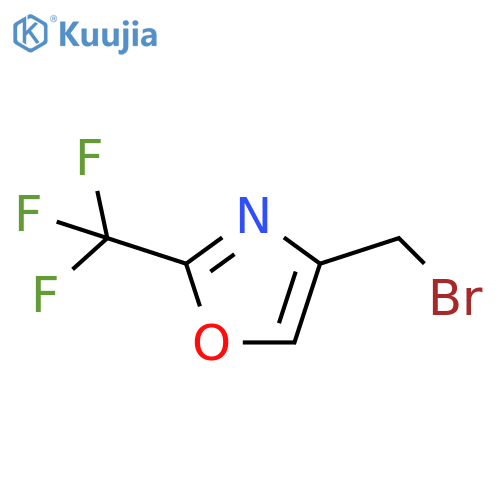 4-(bromomethyl)-2-(trifluoromethyl)-1,3-oxazole structure