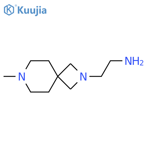 2,7-Diazaspiro[3.5]nonane-2-ethanamine, N-methyl- structure