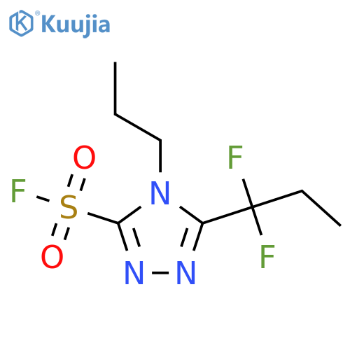 5-(1,1-difluoropropyl)-4-propyl-4H-1,2,4-triazole-3-sulfonyl fluoride structure