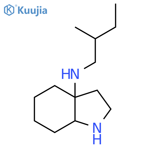 N-(2-methylbutyl)-octahydro-1H-indol-3a-amine structure