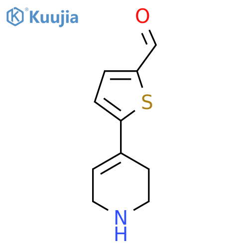 5-(1,2,3,6-Tetrahydropyridin-4-yl)thiophene-2-carbaldehyde structure