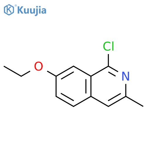 Isoquinoline, 1-chloro-7-ethoxy-3-methyl- structure