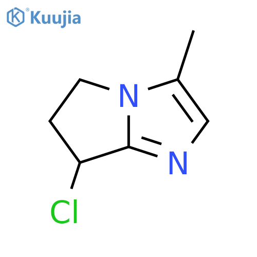 7-chloro-3-methyl-5H,6H,7H-pyrrolo[1,2-a]imidazole structure