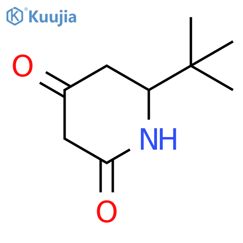 6-tert-butylpiperidine-2,4-dione structure