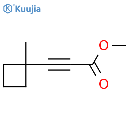Methyl 3-(1-methylcyclobutyl)prop-2-ynoate structure