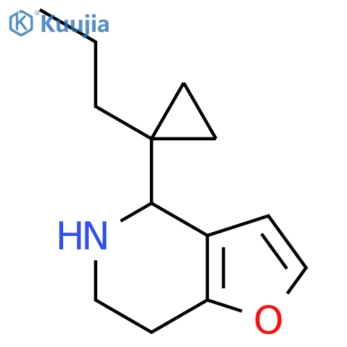 4-(1-propylcyclopropyl)-4H,5H,6H,7H-furo3,2-cpyridine structure