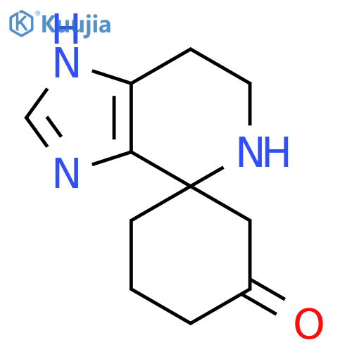 3',5',6',7'-tetrahydrospirocyclohexane-1,4'-imidazo4,5-cpyridine-5-one structure