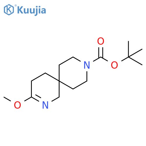 2,9-Diazaspiro[5.5]undec-2-ene-9-carboxylic acid, 3-methoxy-, 1,1-dimethylethyl ester structure