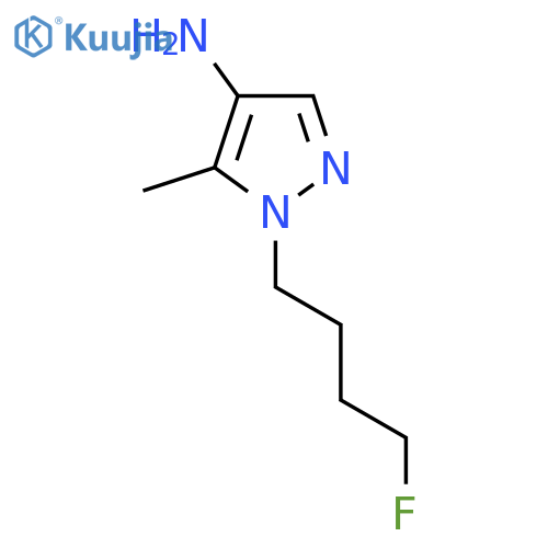 1-(4-fluorobutyl)-5-methyl-1H-pyrazol-4-amine structure