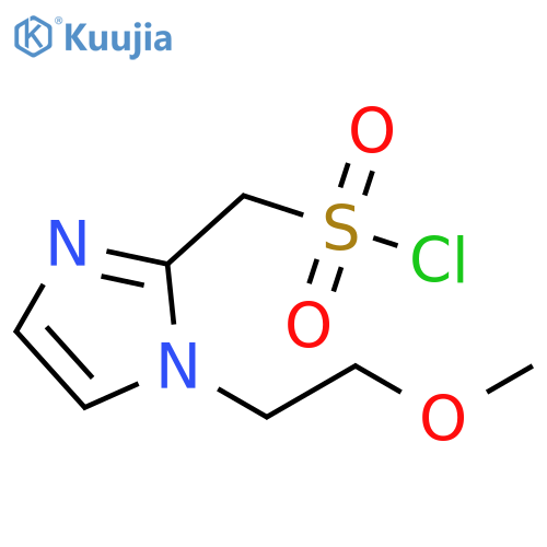 1H-Imidazole-2-methanesulfonyl chloride, 1-(2-methoxyethyl)- structure
