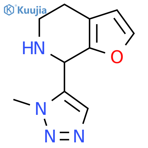 5-{4H,5H,6H,7H-furo2,3-cpyridin-7-yl}-1-methyl-1H-1,2,3-triazole structure