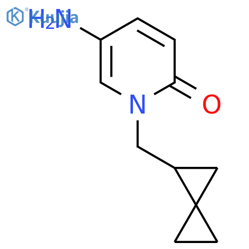5-amino-1-({spiro2.2pentan-1-yl}methyl)-1,2-dihydropyridin-2-one structure