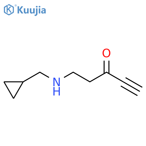 1-Pentyn-3-one, 5-[(cyclopropylmethyl)amino]- structure