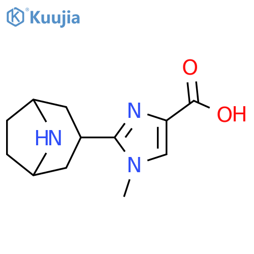 1H-Imidazole-4-carboxylic acid, 2-(8-azabicyclo[3.2.1]oct-3-yl)-1-methyl- structure