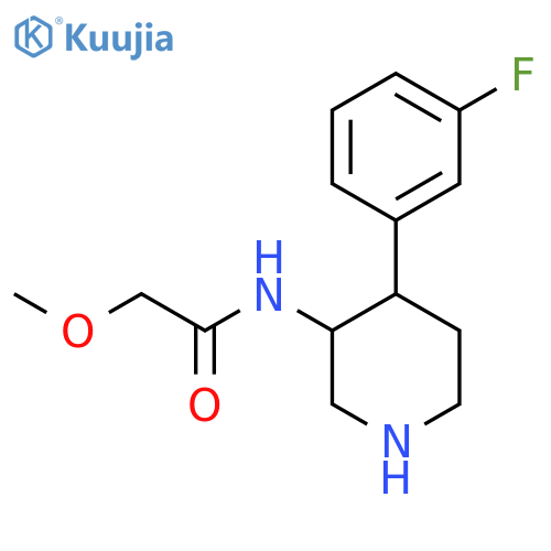 Acetamide, N-[4-(3-fluorophenyl)-3-piperidinyl]-2-methoxy- structure