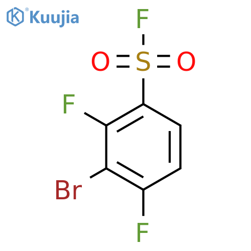 3-Bromo-2,4-difluorobenzene-1-sulfonyl fluoride structure