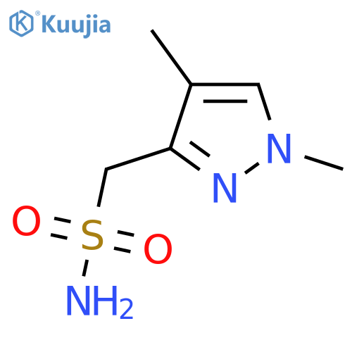 (1,4-dimethyl-1H-pyrazol-3-yl)methanesulfonamide structure