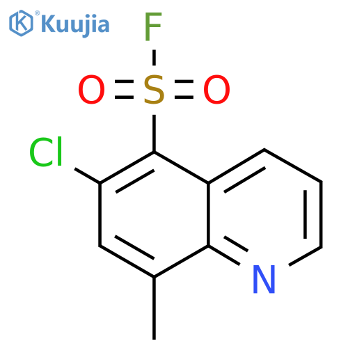 6-Chloro-8-methylquinoline-5-sulfonyl fluoride structure